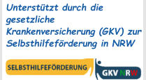 Unterstützt durch die gesetzliche Krankenversicherung (GKV) zur Selbsthilfeförderung in NRW