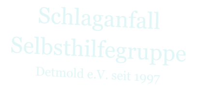 Schlaganfall  Selbsthilfegruppe Detmold e.V. seit 1997